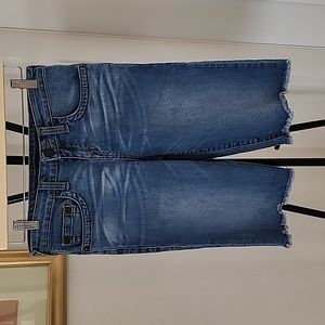 True religion denim shorts sz 16